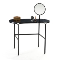 Столик Туалетный из мрамора и металла Moricio единый размер черный LA REDOUTE INTERIEURS  фото, kupilegko.ru